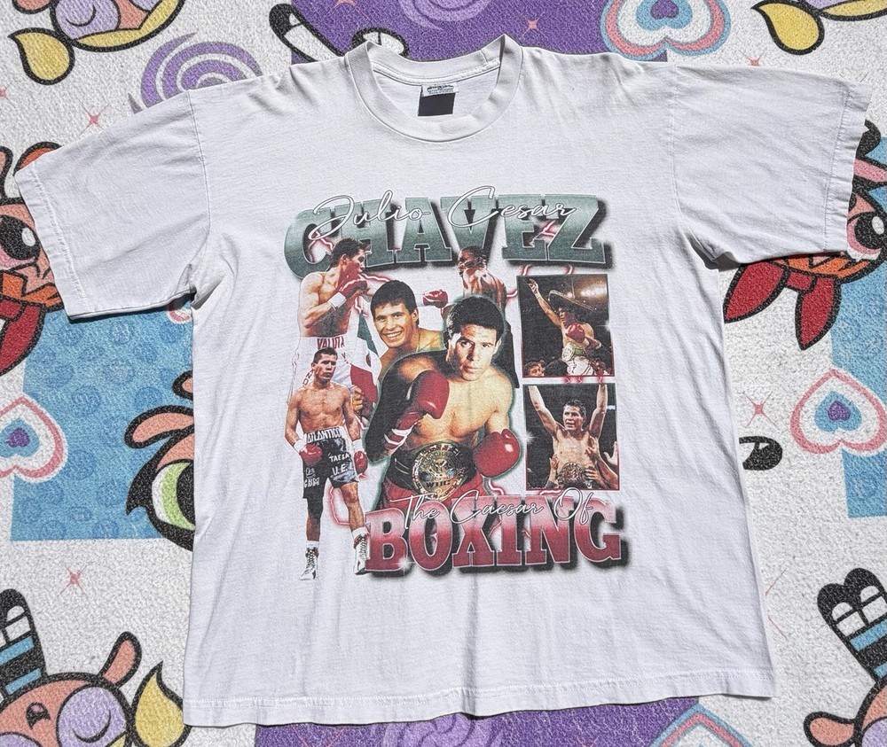 Pro Athletic Julio Cesar Chavez Boxing Graphic White XL T-Shirt Men