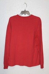 True Religion “I’m On The Rise” Deep-Red Long Sleeve T Shirt Men MEDIUM