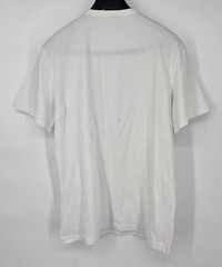 Moncler Men’s Maglia T-Shirt Cotton Size Large White Large Logo Print Authentic