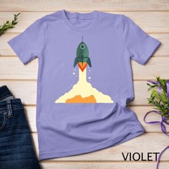 Space Rocket Astronaut T-Shirt Astronomy Exploration Unisex T-shirt