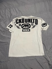 Ecko Unltd MMA Raw & Uncut White Graphic T-Shirt
