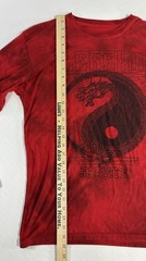 Fresh Laundry Legend Dragon Red Yin Yang Long Sleeve Shirt
