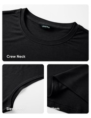 Men’s Tank Tops Quick Dry Workout Sleeveless Gym Muscle Shirts Athletic Bodyb…