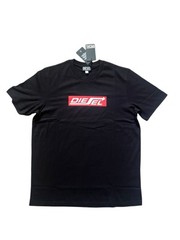 Diesel T-Just Off Box Logo T-Shirt NWT $80 Black Size M