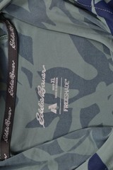 Eddie Bauer Men’s XL Solarfoil Freeshade Print Pullover Hoodie Dark Seafoam NWT