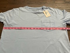 NWT Peter Millar Crown Lava Wash Pocket Tee Blue Mens Size Small $65