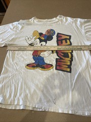 VINTAGE Mickey Unlimited Single Stitch T-Shirt w/ Flaws Use For The Graphics Art