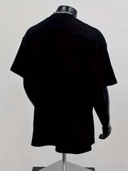 Men’s casual T-shirt-fit muscle please wait “pattern cotton machine-washable loc