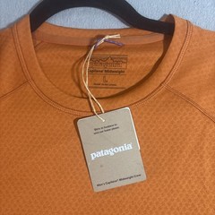 Patagonia Capilene Midweight Crewneck Long Sleeve Shirt 44427 Redtail Rust NWT
