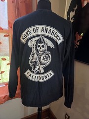 Sons Of Anarchy California Double Sided Long Sleeve T Shirt Size XL