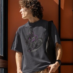 Men’s Oversized Round Neck Streetwear T-Shirt Soft Cotton Casual Wear Comfort