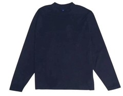 Sz L Yeezy YZY Gap H03 Tapestry Navy Long Sleeve Shirt Unreleased (3 PACK)