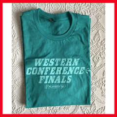 SALE 30% SA Spurs Western Conference Finals Fiesta NBA Game T-Shirt All Size