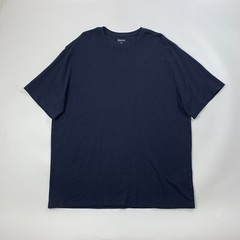 Quince T Shirt Mens 2XL Navy Organic Cotton Slub Crew Neck Short Sleeve Casual