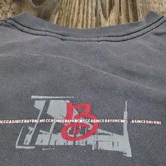 Vintage Y2k MECCA Since Day One Logo T-Shirt Mens Size 2XL Gray Faded