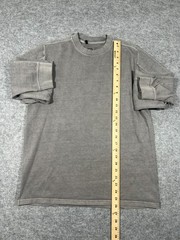 VRST Shirt Mens Small Taupe Cotton Embroidered Logo Ribbed Outdoor Casual Wear