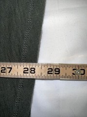Zara Shirt Adult Medium Green Short Sleeve Casual Cotton Preppy Asymmetrical Men