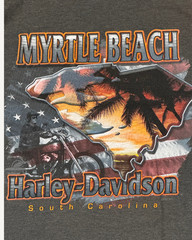 Vintage 2004 Harley Davidson Myrtle Beach Graphic T-shirt