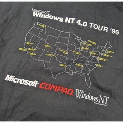 Vintage Microsoft Windows NT 4.0 I Saw It First Tour t-shirt