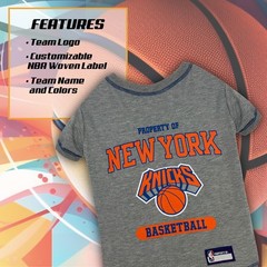 Pets First Nba Licensed Hoodies T-Shirt For Dogs Cats York Knicks Medium