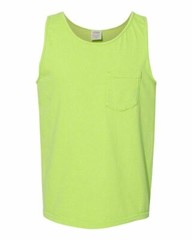 Comfort Colors 9330 – 3 First Quality Pocket Tank Tops- Assorted Colors