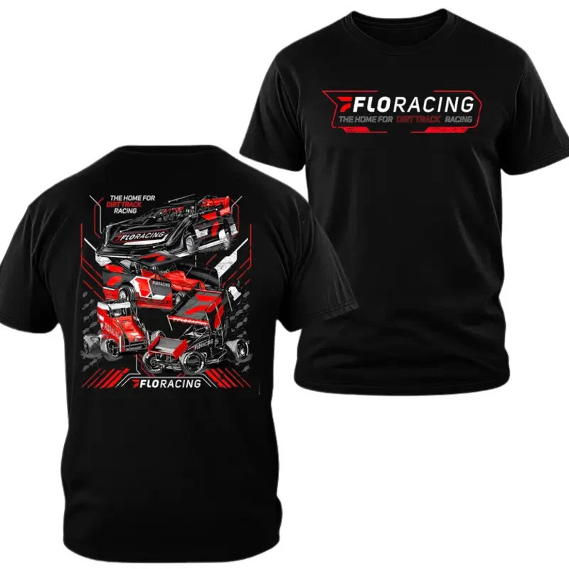 FloRacing Dirt Track Racing 2-Sided Graphic T-Shirt Sprint Car Tee