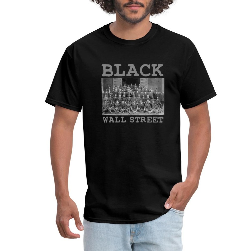 Black Wall Street Support Black Owned Businesses Men’s T-Shirt