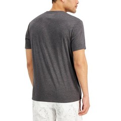 Alfani T-Shirt Mens Small Black/White V-Neck Cotton Blend Short Sleeve