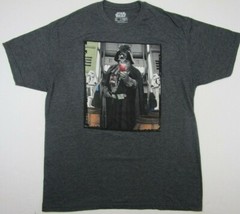 Star Wars Darth Vader T-Shirt Stormtroopers Empire Black Selfie Size XL Tee