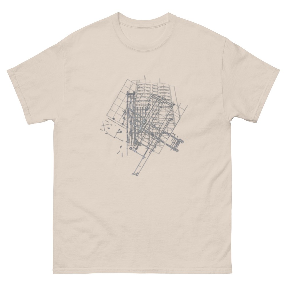 Natural Khaki Comfortable Cotton Tee Men Women
