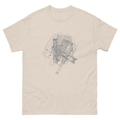 Natural Khaki Comfortable Cotton Tee Men Women