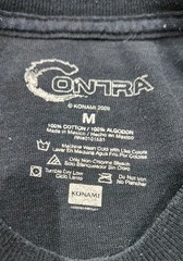Contra Graphic TShirt Unisex Cotton Adult Funny Video Game Retro Old School NES