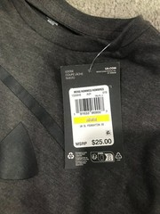 Under Armour Men’s T-shirt heather gray, with black logo. NEW WITH TAGS! size M