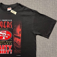 Vintage 90s San Francisco 49ers T Shirt 1993 Nutmeg Single Stitch Thrashed XL