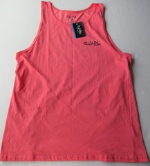 Salt Life Mens One Cast At A Time 100% Cotton Salmon Large Tank Top Nwt