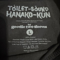 Toilet-Bound Hanako-Kun Square Enix Manga Comic Graphic Black T-Shirt Sz L Anime