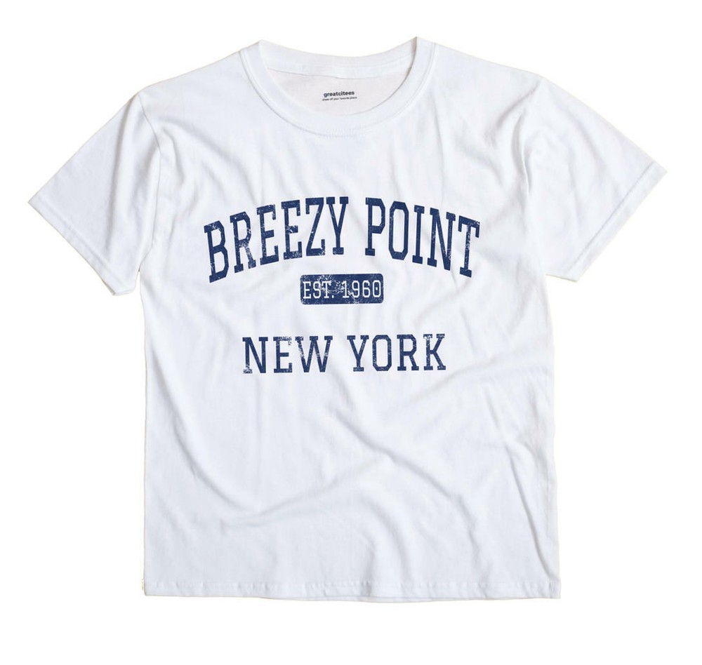 Breezy Point New York NY T-Shirt Queens EST