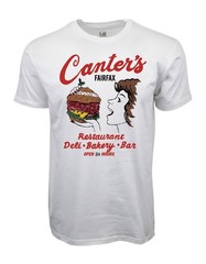 90’S CANTER’S DELI ‘FAIRFAX’ GRAPHIC WHITE T-SHIRT
