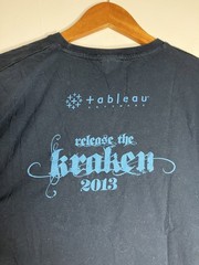 Release The Kraken 2013 Octopus Graphic Men’s Small Navy Blue Seattle