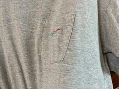 Greg Norman pocket s/s t-shirt gray size L