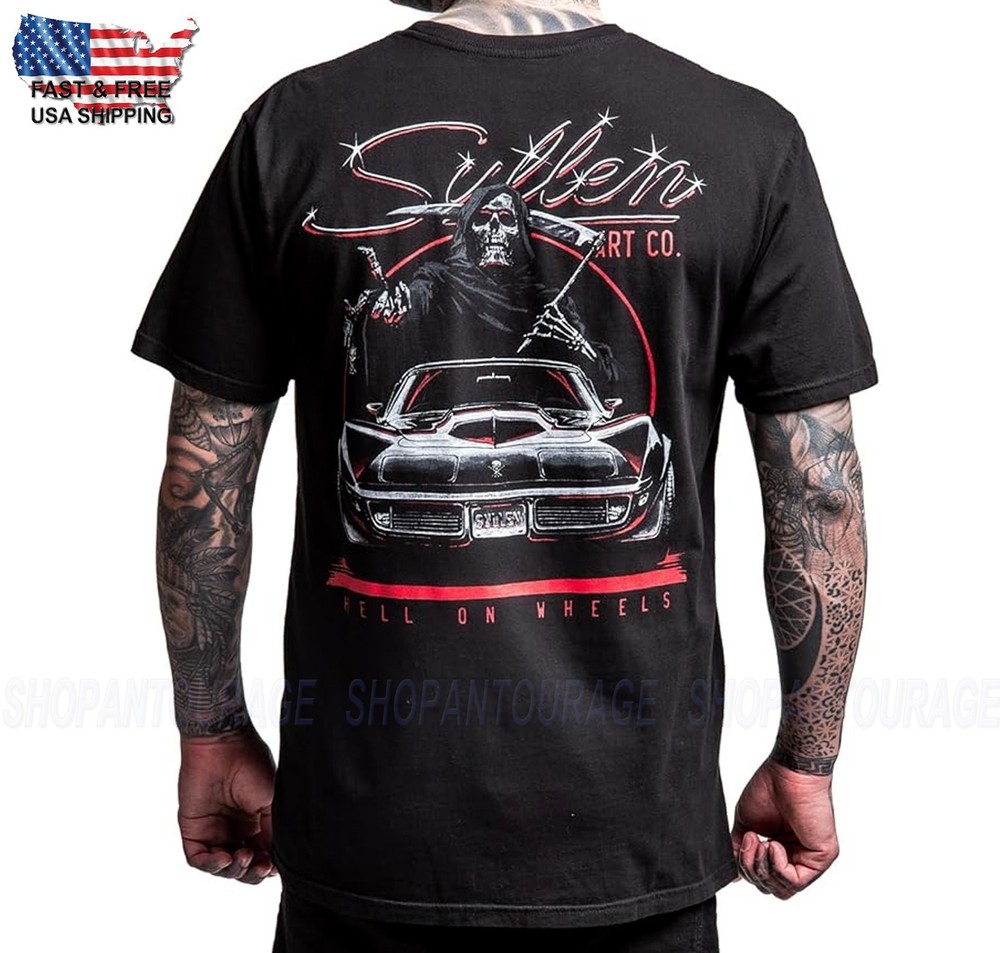 Sullen Art Collective Stingray Premium SCM8147 Short Sleeve T-shirt For Men