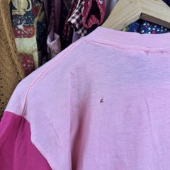 Rare Vintage 80s Pink University Of Georgia Bulldogs Shirt Single Stitch XL