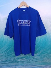 Fuct New Shirt Mens L OG Logo Blue Crew Neck XXL #0707