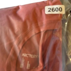 Arc’teryx Pocket T-Shirt Mens L Orange Cotton Blend Short Sleeve Logo Gorpcore