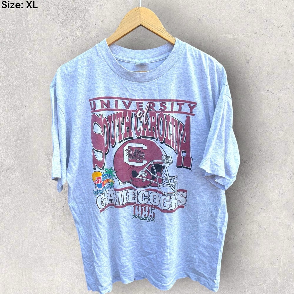 UNIVERSITY OF SOUTH CAROLINA 1995 VINTAGE T-SHIRT NCAA size XL