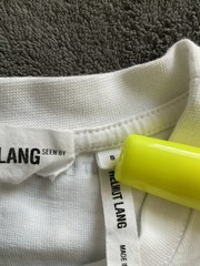 Helmut Lang The Artist Series Adrienne Salinger Mens S White Long Sleeve Tee