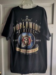 U.S. Air Force World Wide Service T-shirt – 7.62 Large – Combat Proven Overseas