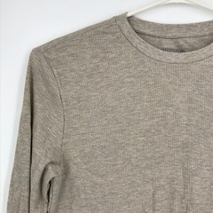 Jachs Shirt Mens XL Extra Large Long Sleeve Thermal Waffle Casual Sleep Brown