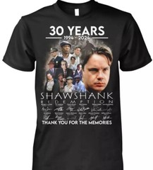30 Years 1994-2024 Shawshank Redemption T-Shirt Thank You For The Memories