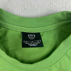 Nike Golf Shirt Mens Medium Green Cotton Crew Neck Short Sleeves Tee